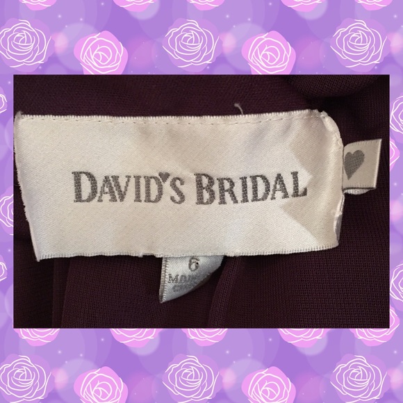 💜DAVID’S BRIDAL Bridesmaids Dress💜 - Picture 8 of 8